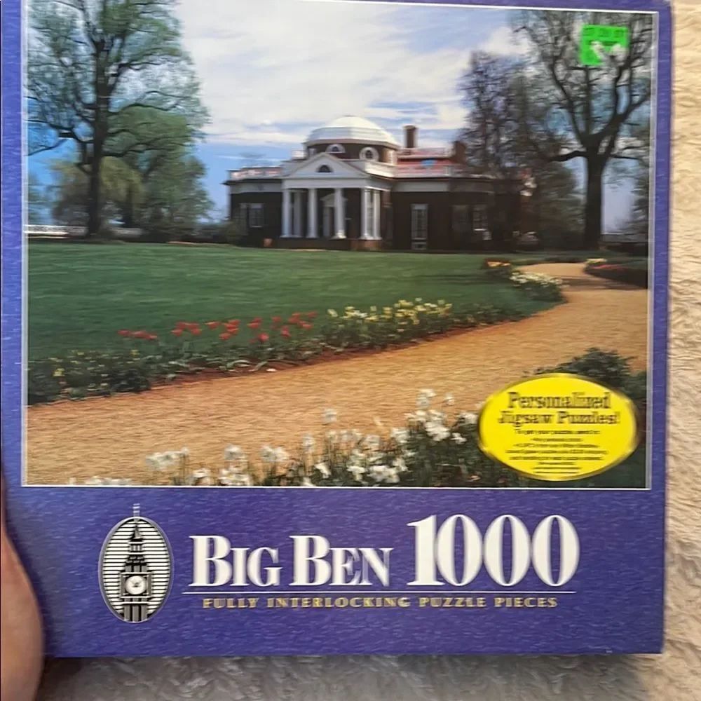 NEW vintage 1000 piece puzzle Monticello Charlottesville, Virginia